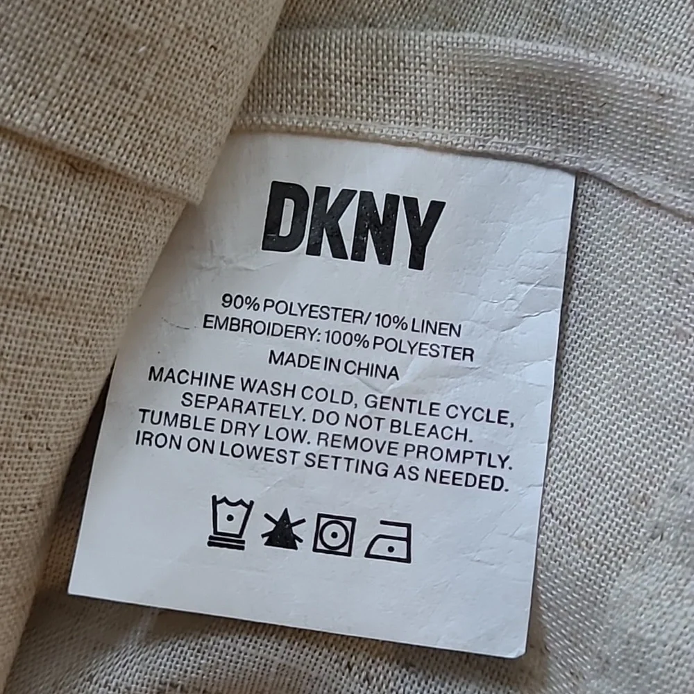 Dkny unbleached embroidery